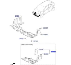 غطاء ماكينة جانبي