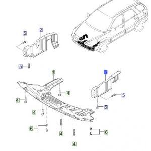 غطاء ماكينة سفلي
