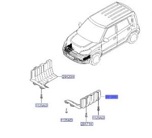 غطاء ماكينة سفلي
