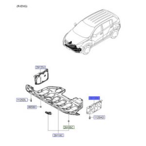 غطاء ماكينة جانبي