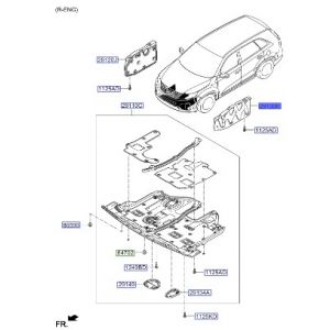 غطاء ماكينة جانبي