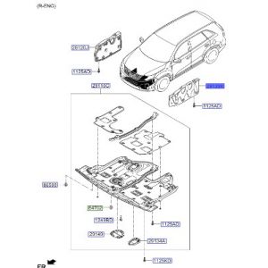 غطاء ماكينة جانبي