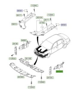 غطاء ماكينة سفلي