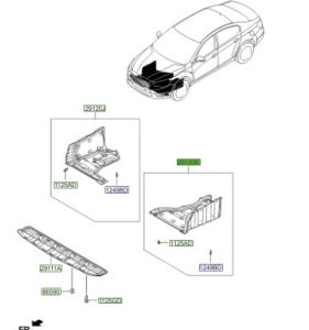 غطاء ماكينة جانبي