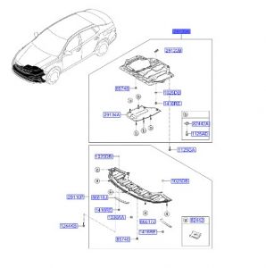 غطاء ماكينة سفلي