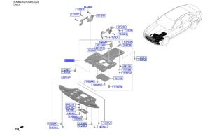 غطاء ماكينة سفلي