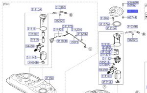 غطاء مضخة الوقود