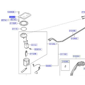 غطاء مضخة الوقود