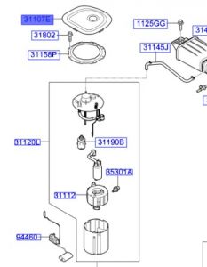غطاء مضخة الوقود