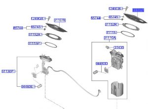 غطاء مضخة الوقود