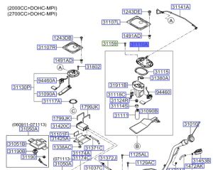 مضخة وقود كاملة