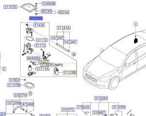 مضخة وقود كاملة