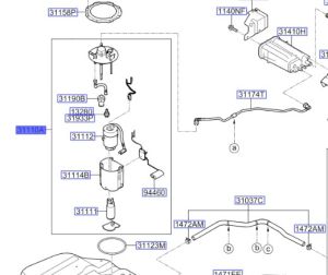 مضخة وقود كاملة