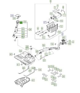 جلدة مضخة الوقود