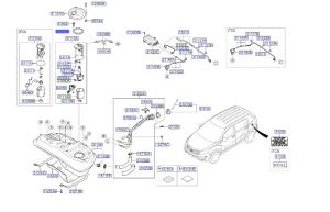 غطاء مضخة الوقود