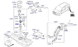 مصفاة مضخة الوقود