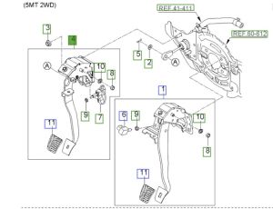 ذراع دواسة كلتش