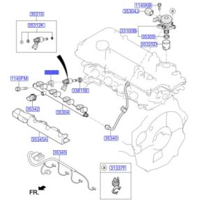 كلبس تثبيت بخاخ وقود