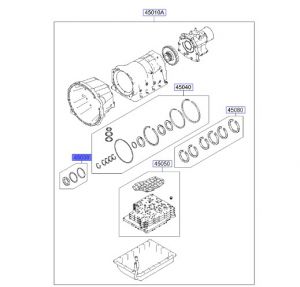 طقم صوف مضخة زيت الجيربوكس