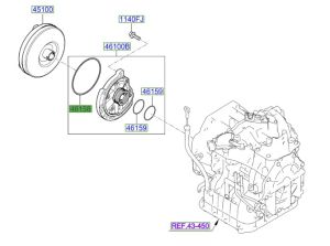 جلدة مضخة الزيت