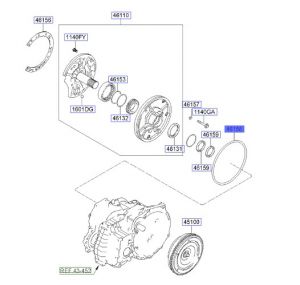 جلدة مضخة الزيت