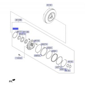 جلدة مضخة الزيت