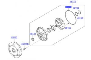جلدة مضخة الزيت