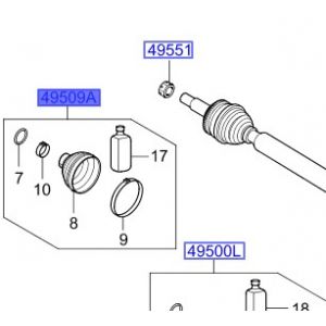 طقم جلدة عكس أمامي خارجي