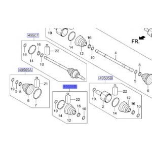 طقم جلدة عكس أمامي خارجي