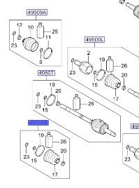 جلدة عكس امامي داخلي يسار