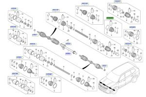 طقم جلدة عكس أمامي خارجي