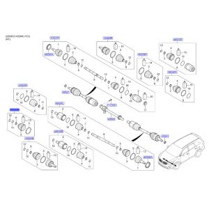 طقم جلدة عكس أمامي خارجي