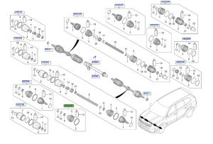 طقم جلدة عكس أمامي خارجي