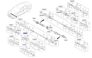 طقم جلدة عكس أمامي خارجي