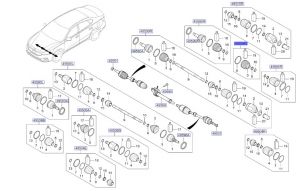 طقم جلدة عكس أمامي خارجي