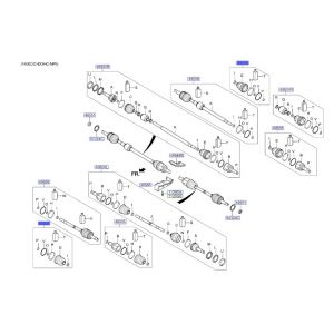 طقم جلدة عكس داخلي أمامي