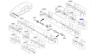 طقم جلدة عكس داخلي أمامي