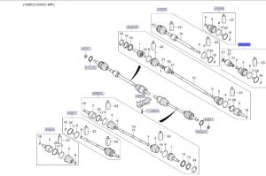 طقم جلدة عكس داخلي أمامي