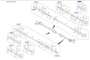 طقم جلدة عكس داخلي أمامي