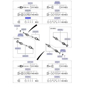 طقم جلود عكوس داخلية
