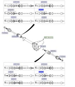 طقم جلود عكوس داخلية