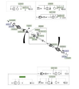 طقم جلود عكوس داخلية
