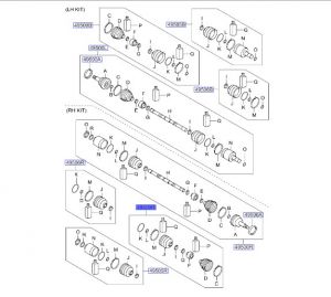 طقم جلدة عكس داخلي أمامي