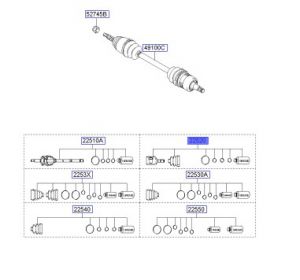 طقم جلود عكوس داخلية