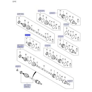 طقم جلود عكوس داخلية