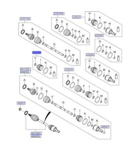 طقم جلود عكوس داخلية