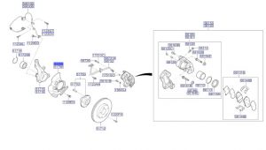 صاجة حماية هوب الفرامل الأمامي يسار
