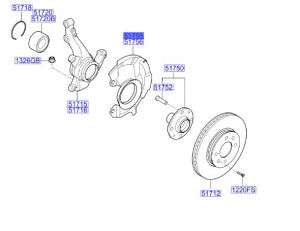 صاجة حماية هوب الفرامل الأمامي يسار