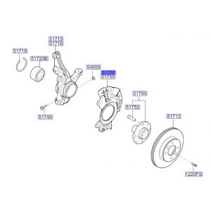 صاجة حماية هوب الفرامل الأمامي يمين