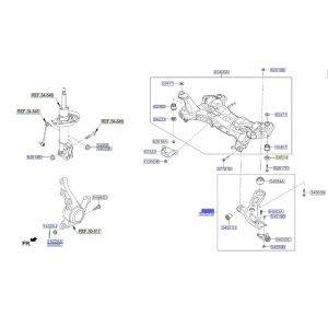مقص أمامي سفلي يسار